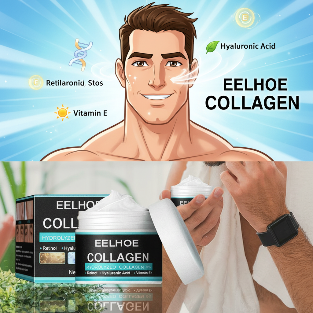 Skincare Collagen - EELHOE 1pcs Men's Anti Aging Face