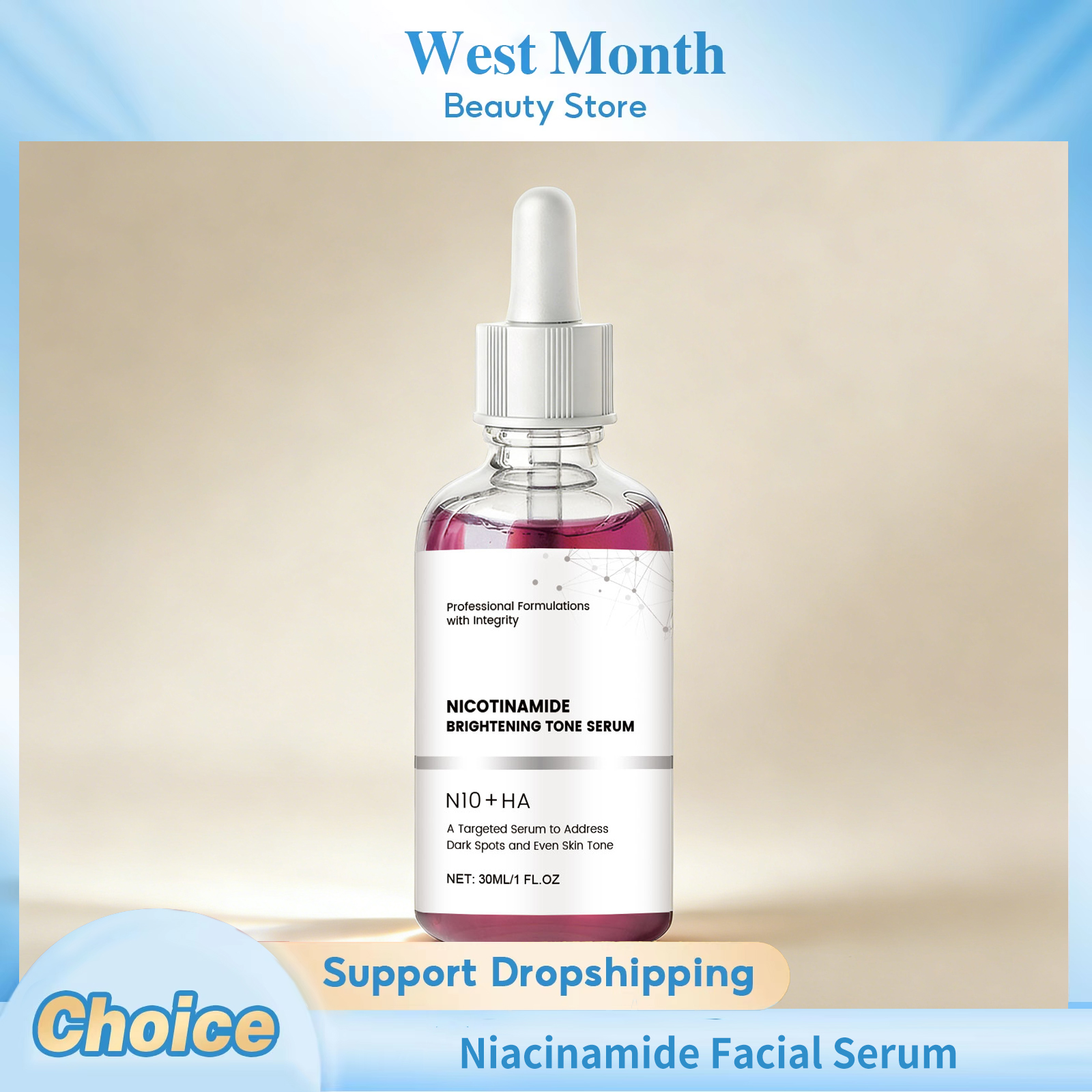 Niacinamide Brightening Serum - Niacinamide Facial Serum Brightening Firming Hydrating