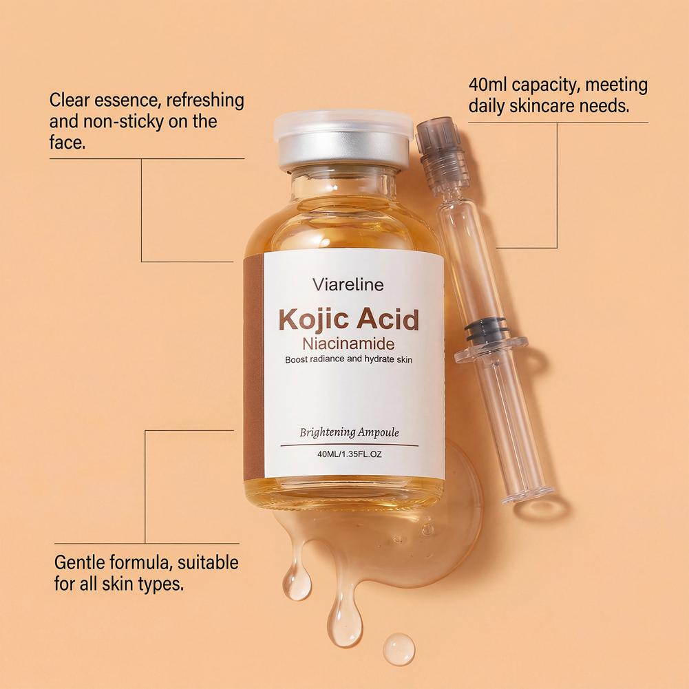 Niacinamide Brightening Serum - Viarelime 40ml Kojic Acid Niacinamide Brightening