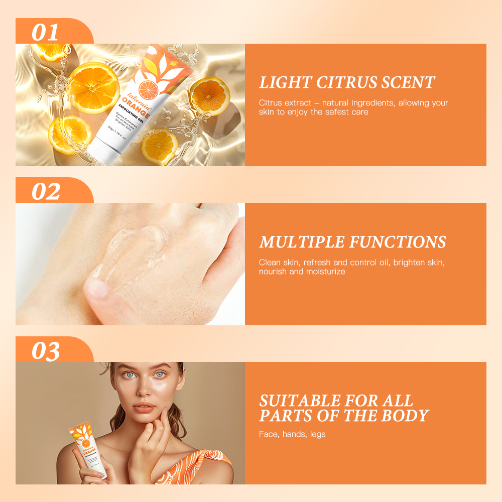 Orange Peeling Gel Scrub For B - огляд і ціна Glycolic Acid Exfoliant