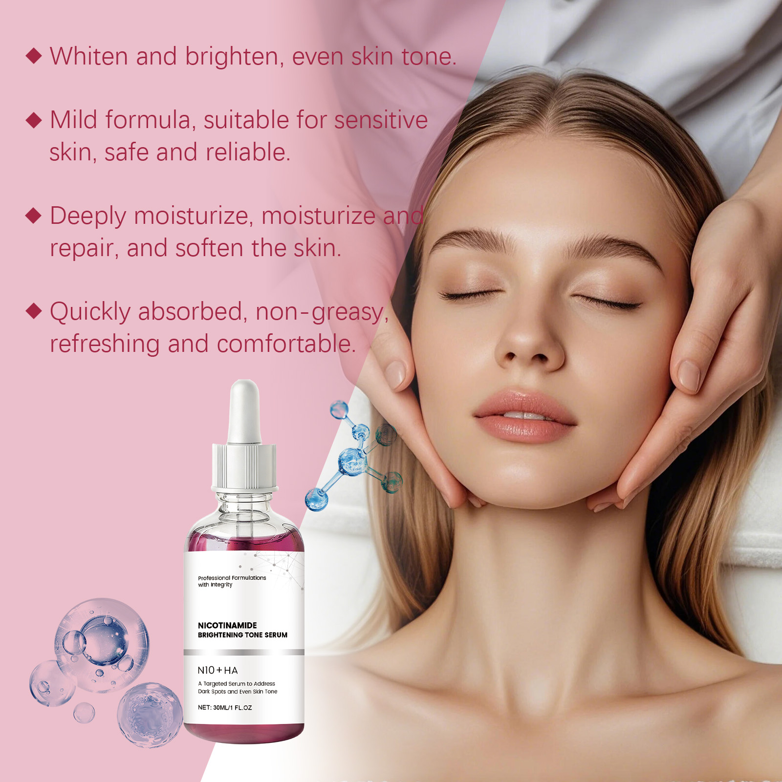 Niacinamide Facial Serum Brigh - огляд і ціна Niacinamide Brightening Serum