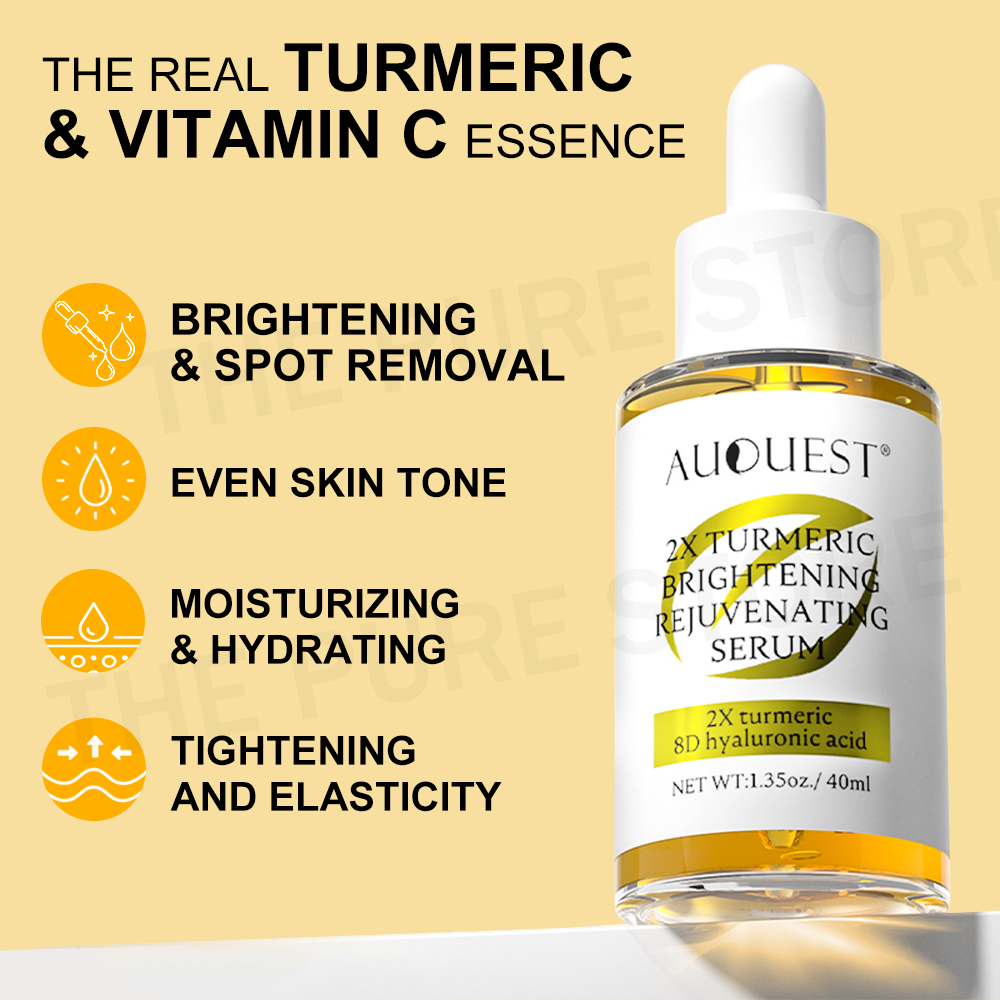 AUQUEST Turmeric & Vitamin C F - огляд і ціна Niacinamide Brightening Serum