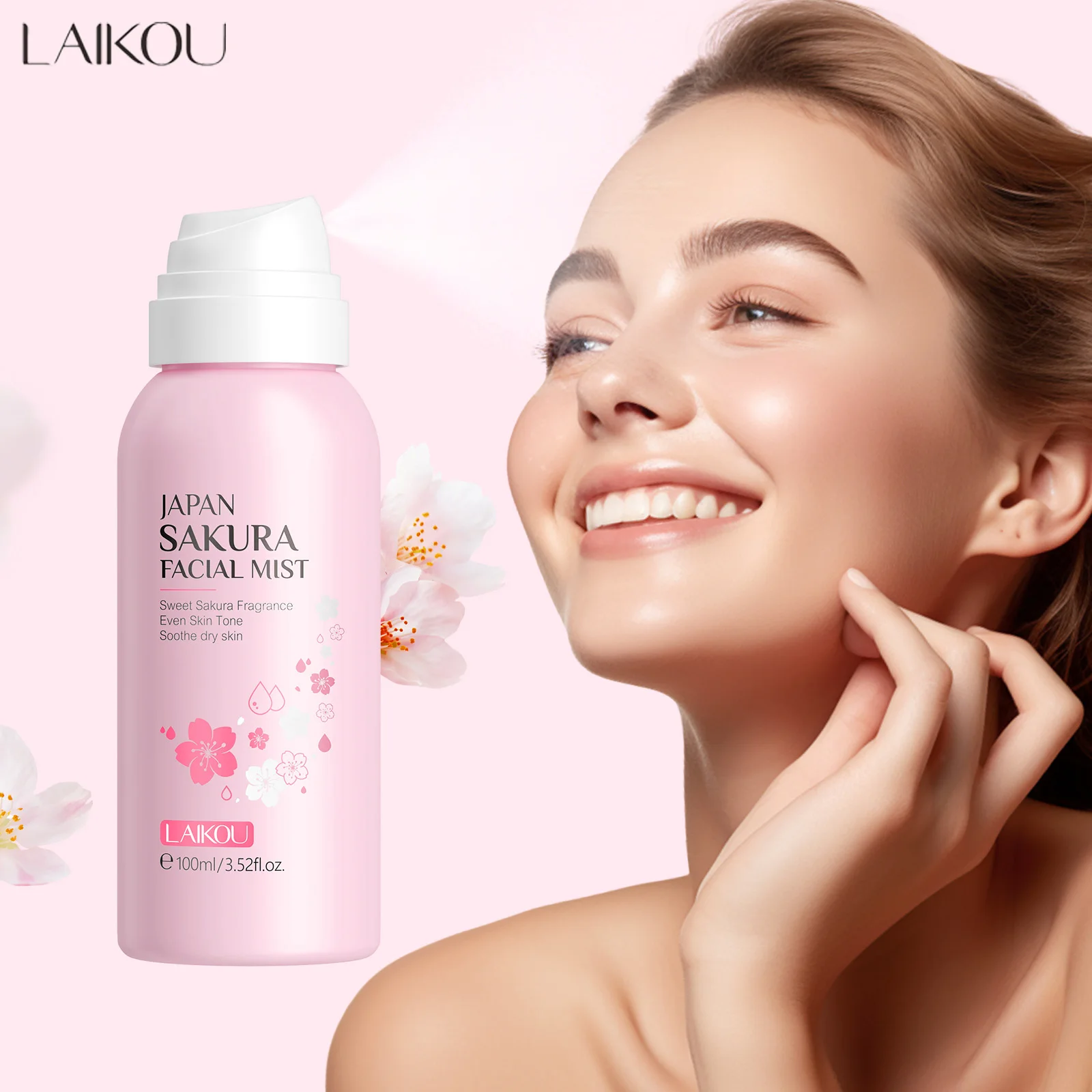 LAIKOU Sakura Facial Mist Brig - огляд і ціна Niacinamide Brightening Serum