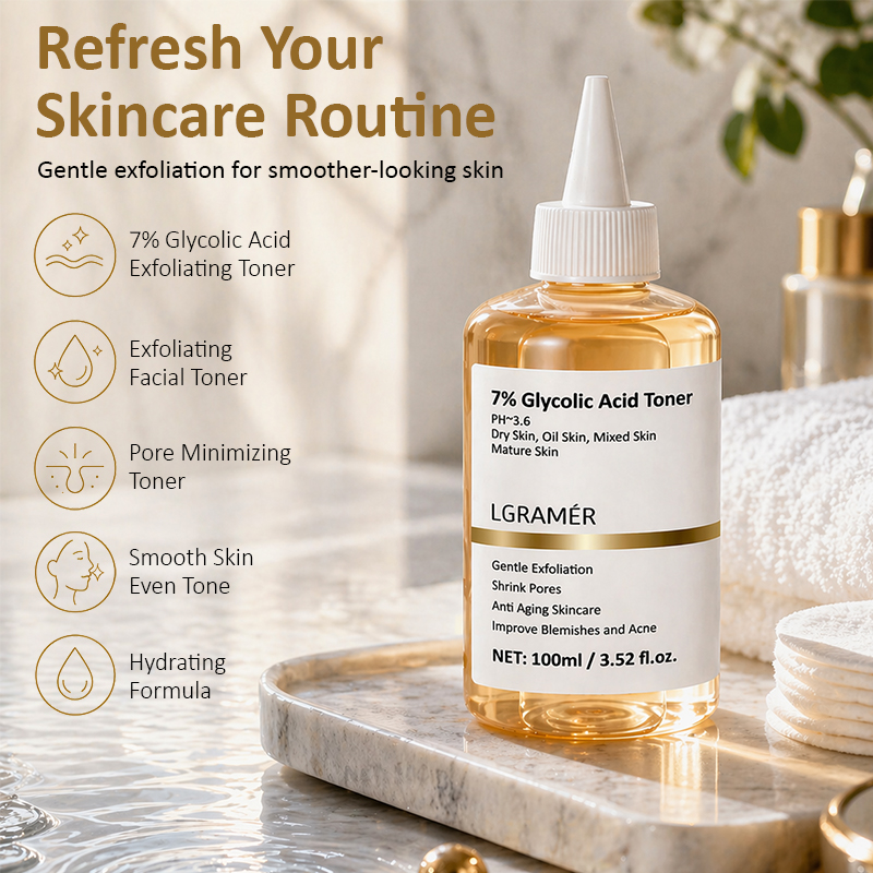 100ml Exfoliating Facial Toner - огляд і ціна Glycolic Acid Exfoliant