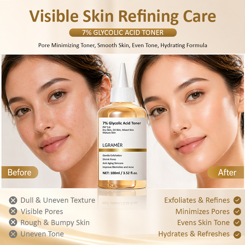 100ml Exfoliating Facial Toner - огляд і ціна Glycolic Acid Exfoliant