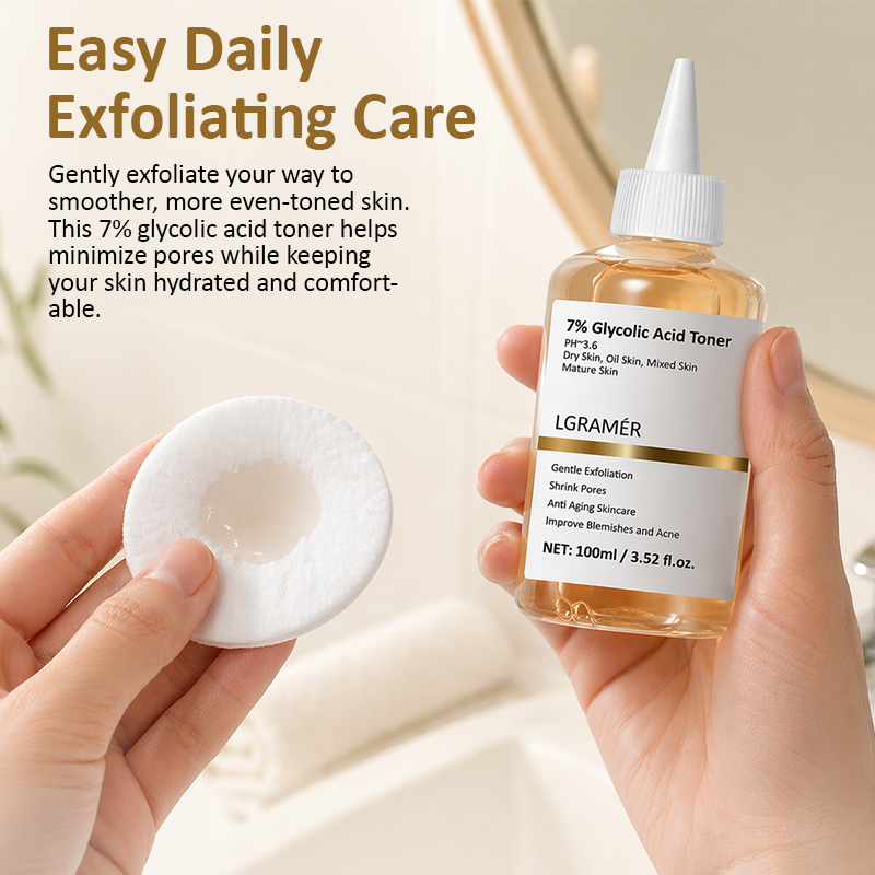 100ml Exfoliating Facial Toner - огляд і ціна Glycolic Acid Exfoliant