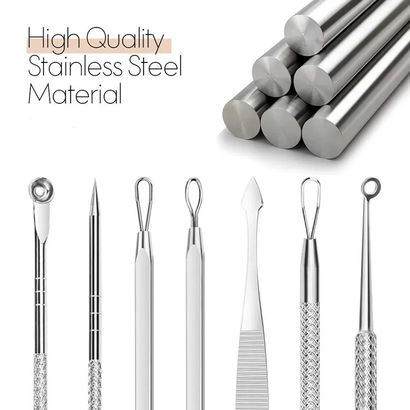 7Pcs/Set Stainless Steel Pimpl - огляд і ціна Skincare Ingredients Checker