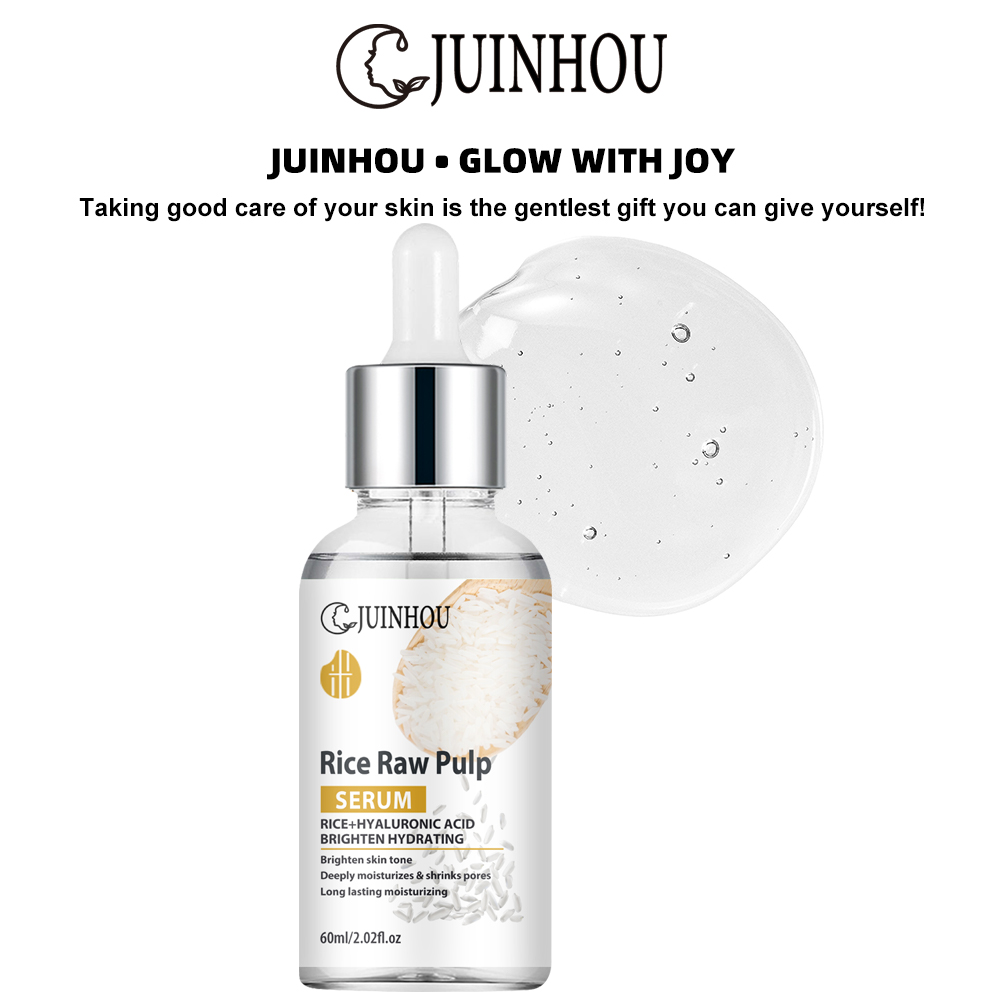 JUINHOU Rice Moisturizing Face - огляд і ціна Niacinamide Brightening Serum
