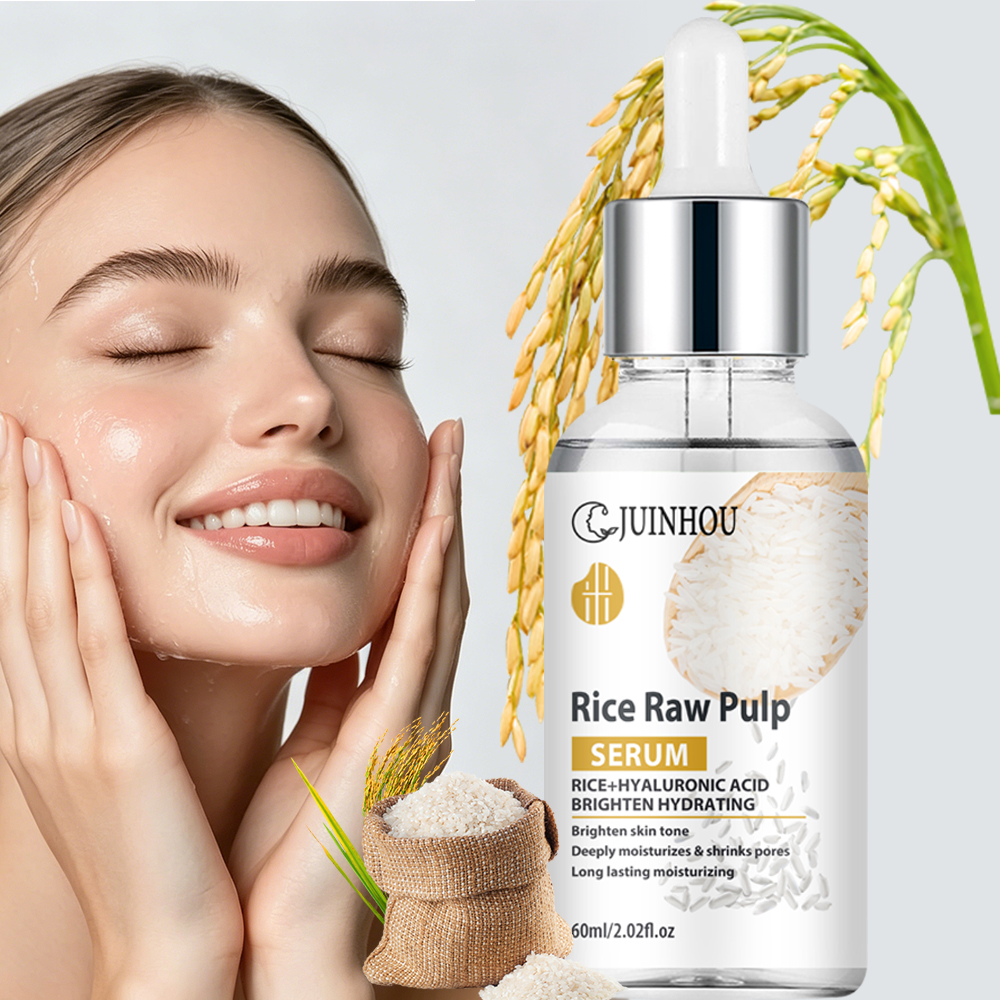 JUINHOU Rice Moisturizing Face - огляд і ціна Niacinamide Brightening Serum