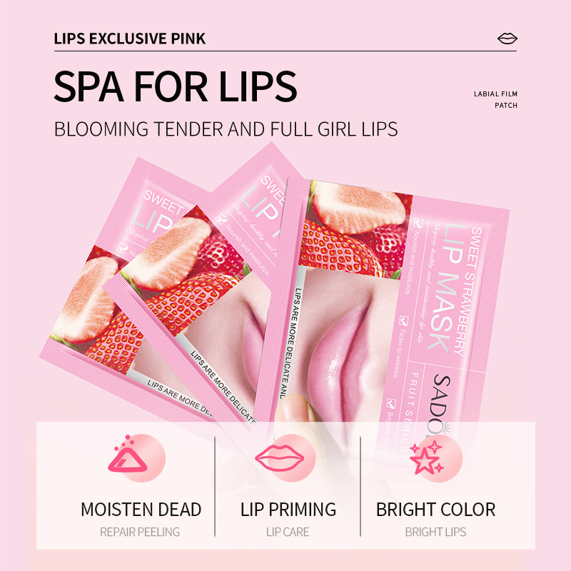 SADOER Fruits Moisturizing Lip - огляд і ціна Skincare Collagen