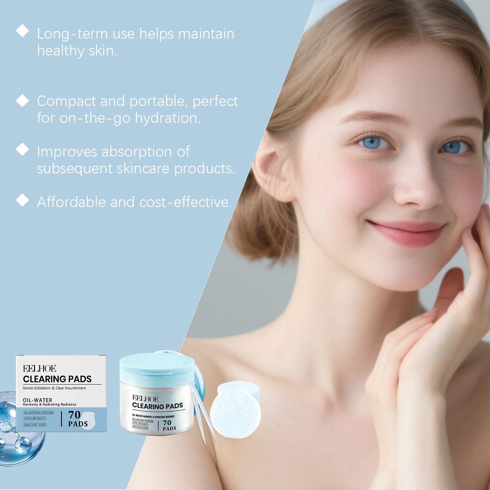 70/140/210/280 Pads Clearing P - огляд і ціна Glycolic Acid Exfoliant