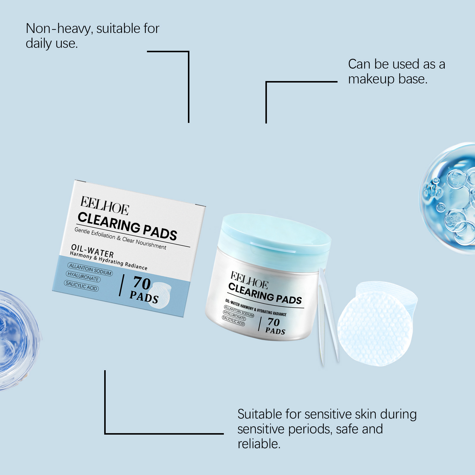 70/140/210/280 Pads Clearing P - огляд і ціна Glycolic Acid Exfoliant