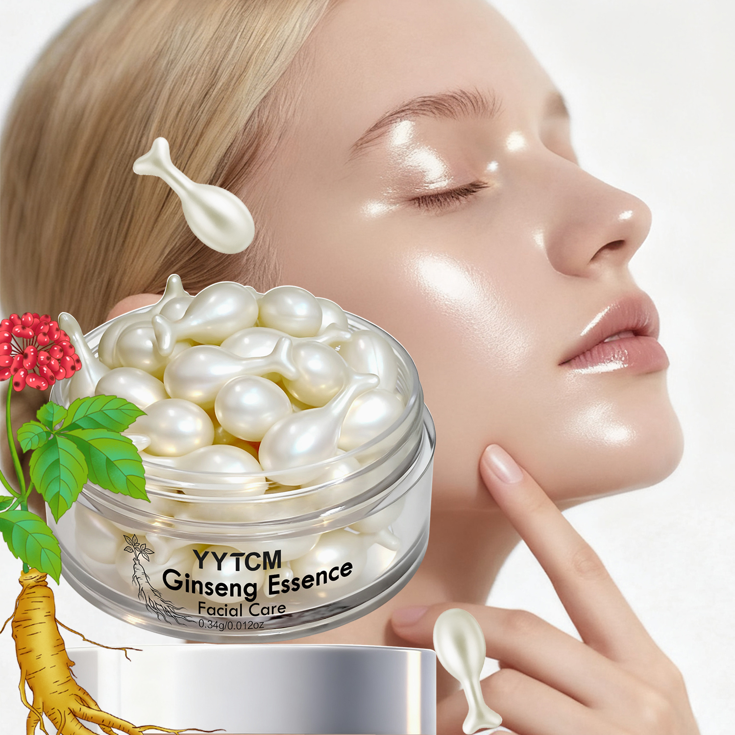 Ginseng Essence Capsules, Mois - огляд і ціна Niacinamide Brightening Serum