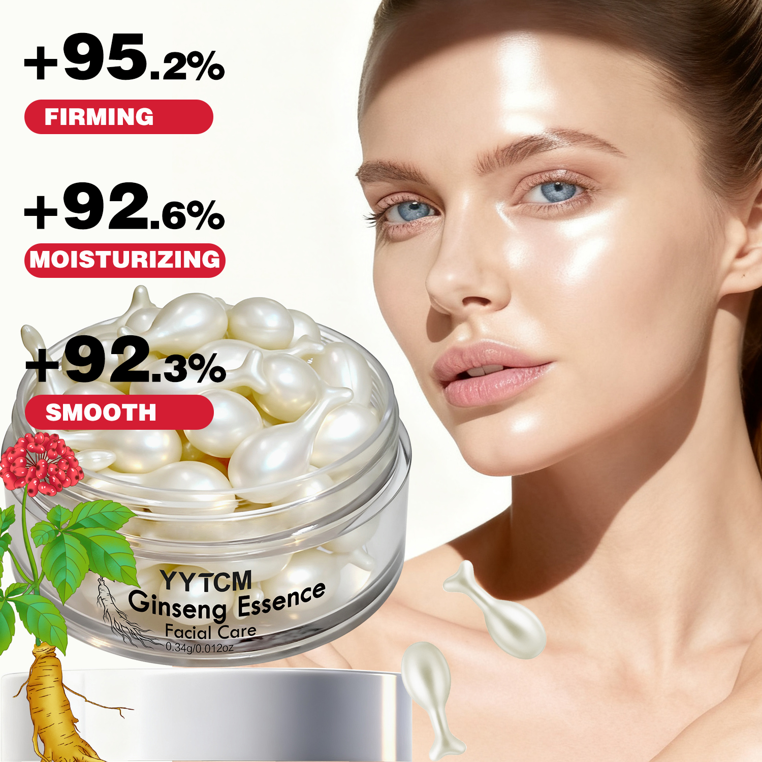 Ginseng Essence Capsules, Mois - огляд і ціна Niacinamide Brightening Serum