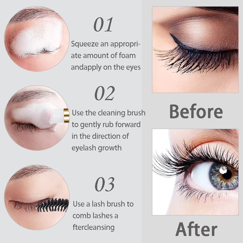 40Pcs/Set Grafting Eyelash Cle - огляд і ціна Skincare Ingredients Checker