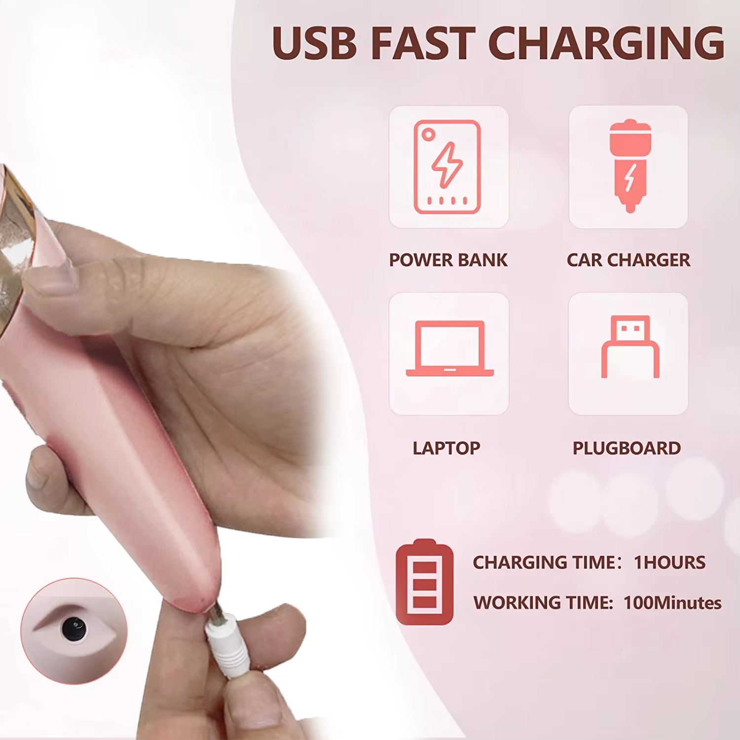Rechargeable Electric Foot Fil - огляд і ціна Skincare Ingredients Checker