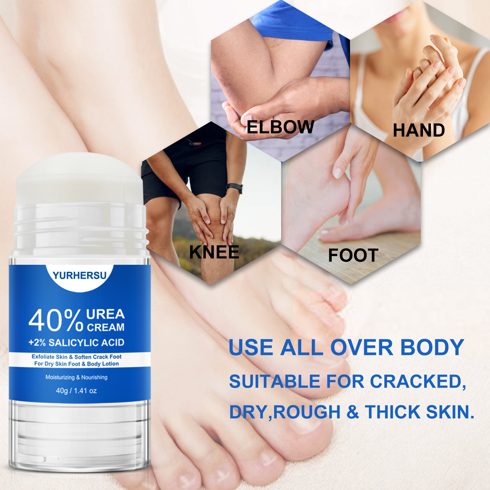 40% Urea Foot Cream Stick - Mo - огляд і ціна Glycolic Acid Exfoliant