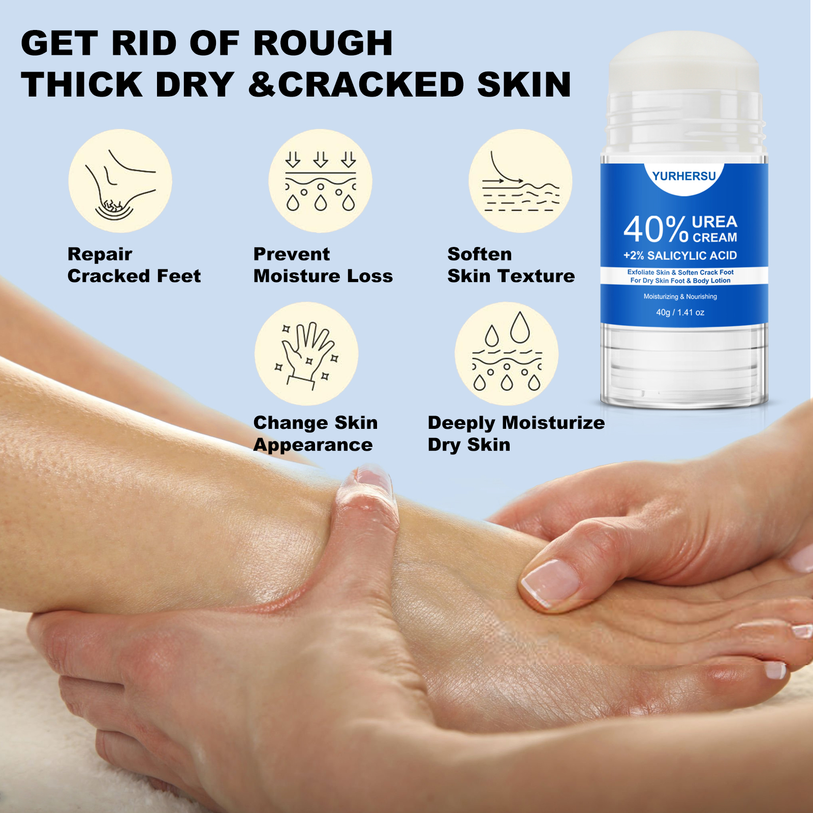 40% Urea Foot Cream Stick - Mo - огляд і ціна Glycolic Acid Exfoliant