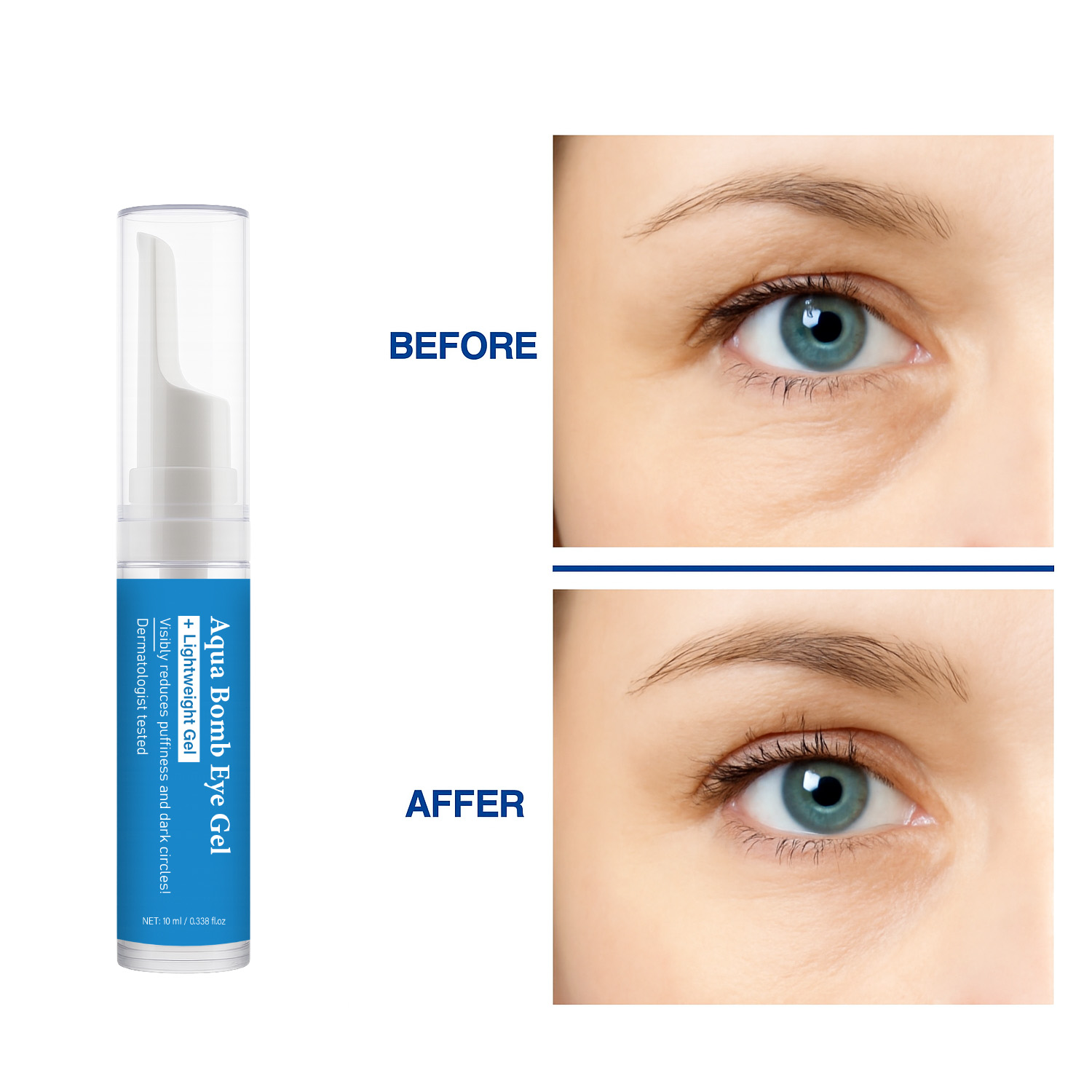 Aqua Bomb Cooling Eye Gel Caff - огляд і ціна Niacinamide Brightening Serum