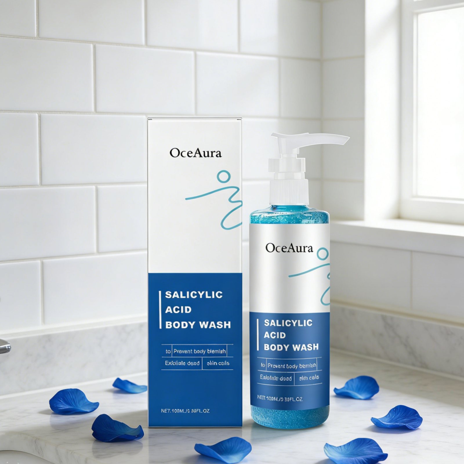 OceAura Salicylic Acid Shower  - огляд і ціна Glycolic Acid Exfoliant